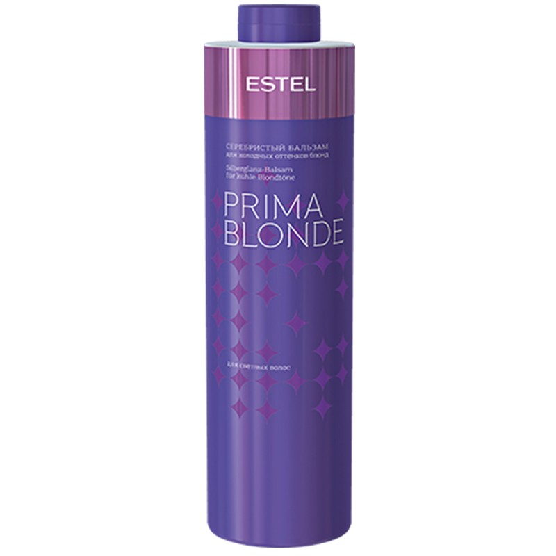 Balsam argintiu pentru nuanțele reci de blond ESTEL PRIMA BLONDE, 1000 ml