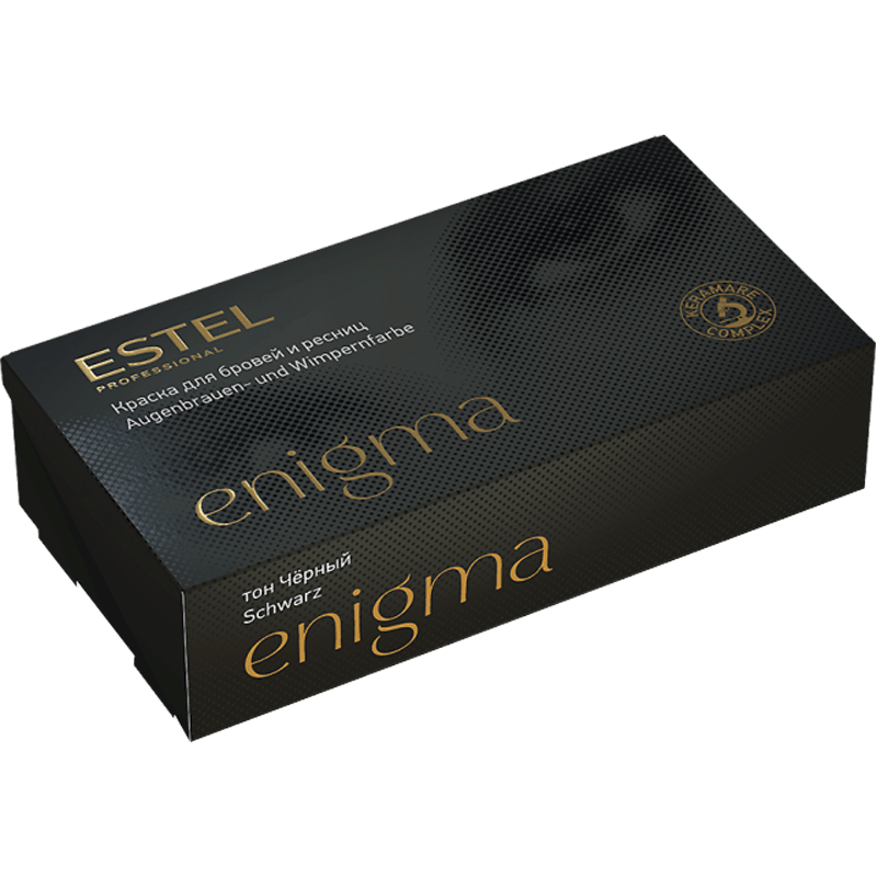 Краска для бровей и ресниц  ENIGMA, Черный, 2*20 мл