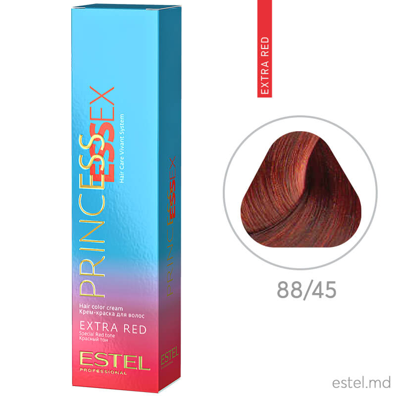 Крем-краска для волос PRINCESS ESSEX EXTRA RED, 88/45 Русый медно-красный, 60 мл