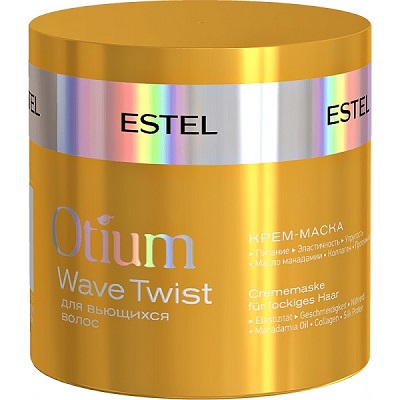 Mască-cremă pentru Păr creț ESTEL OTIUM WAVE TWIST, 300 ml - ESTEL Moldova