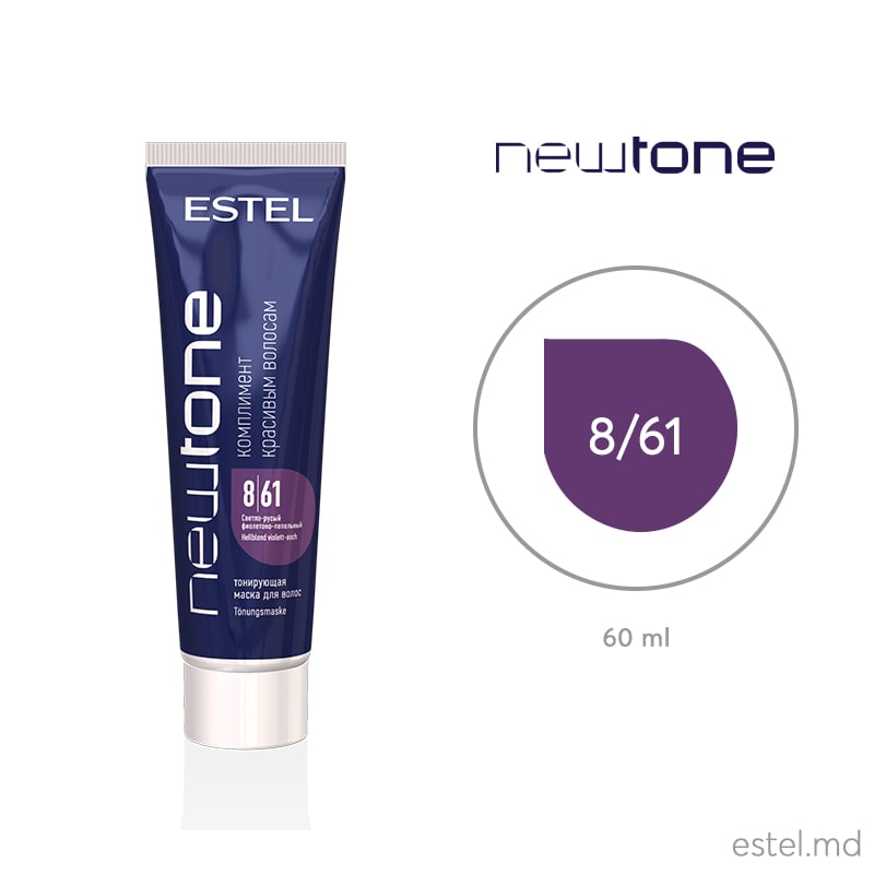 ESTEL HC NewTone 8/61  masca nuantatoare 60 ml pentru par