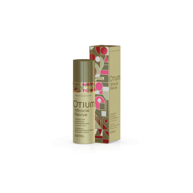 Elexir pentru păr "Puterea keratinei" ESTEL OTIUM MIRACLE REVIVE, 100 ml - ESTEL Moldova