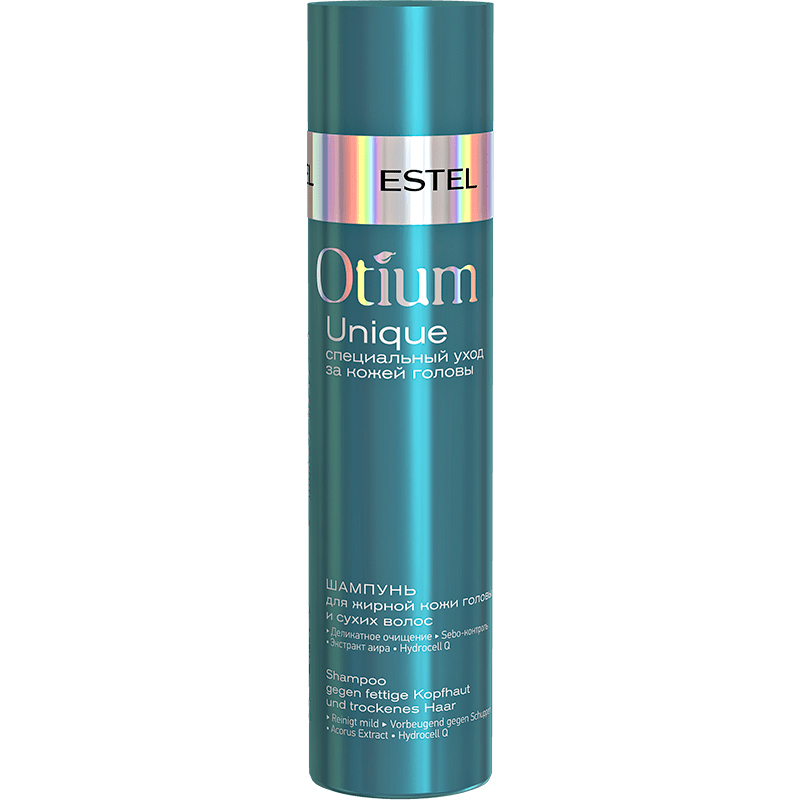 Șampon pentru scalp gras și păr uscat ESTEL OTIUM UNIQUE, 250 ml - ESTEL Moldova