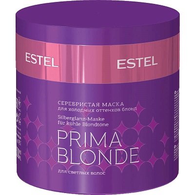 Mască argintie pentru nuanțele reci de blond ESTEL PRIMA BLONDE, 300 ml - ESTEL Moldova