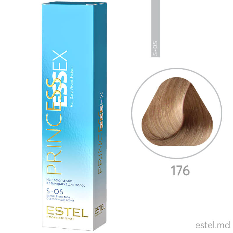 Крем-краска для волос PRINCESS ESSEX, S-OS 176 Арктический, 60 мл