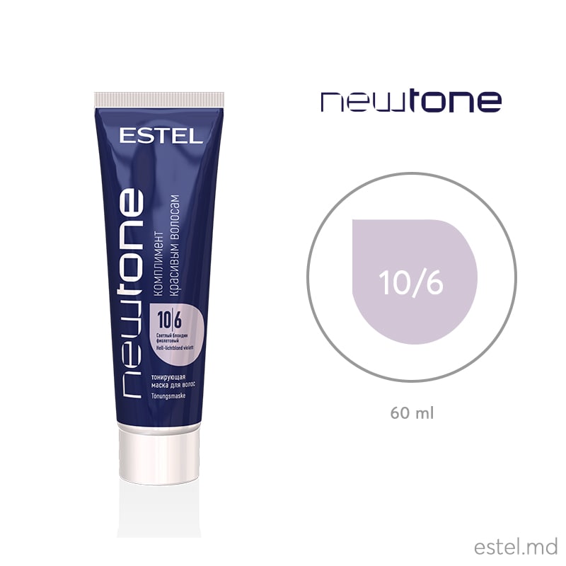 ESTEL HC NewTone 10/6 masca nuantatoare 60 ml pentru par