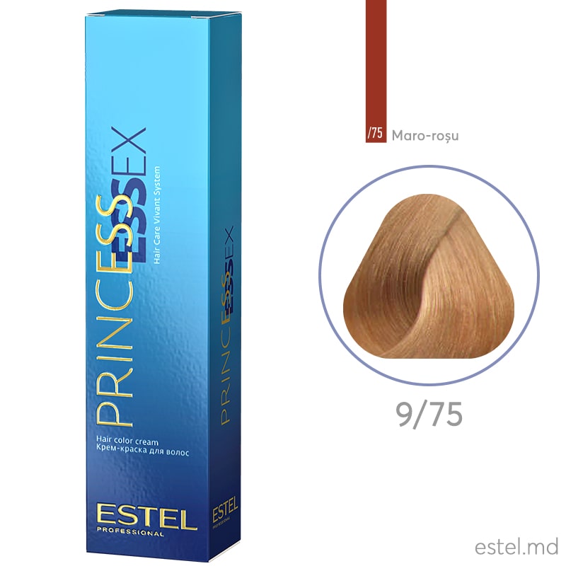 Крем-краска для волос PRINCESS ESSEX, 9/75 Блондин коричнево-красный, 60 мл