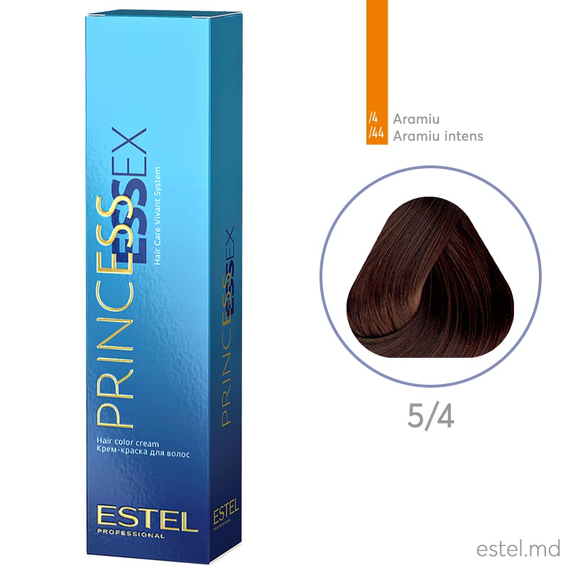 Крем-краска для волос PRINCESS ESSEX, 5/4 Светлый шатен медный, 60 мл