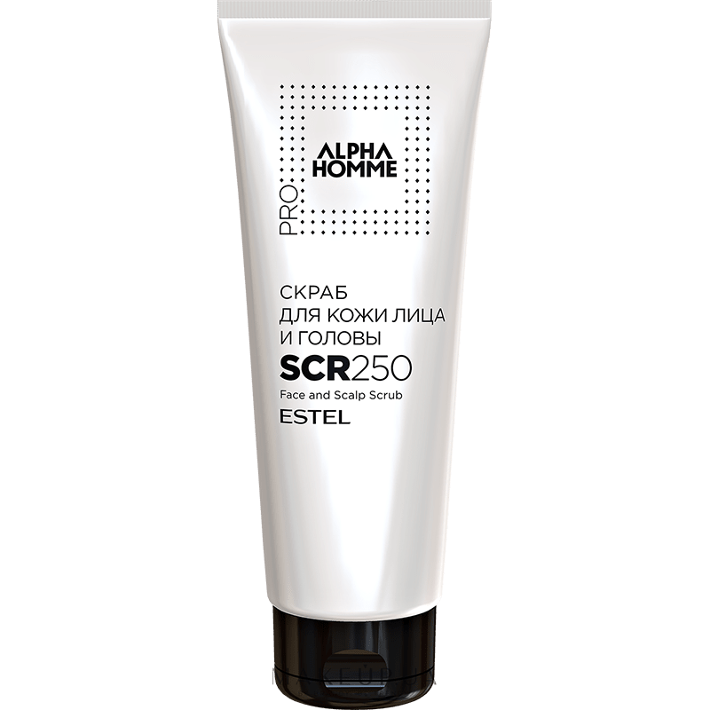 Scrub pentru ten și scalp ESTEL ALPHA HOMME PRO 250 ml Estel Moldova