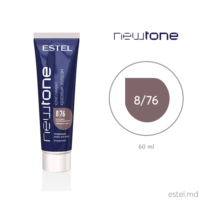 ESTEL HC NewTone 8/76  masca nuantatoare 60 ml pentru par