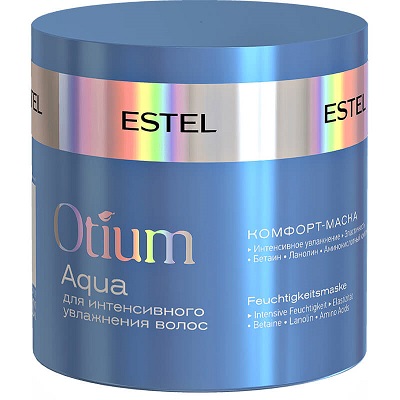 Mască-confort pentru hidratare intensă ESTEL OTIUM AQUA, 300 ml - ESTEL Moldova