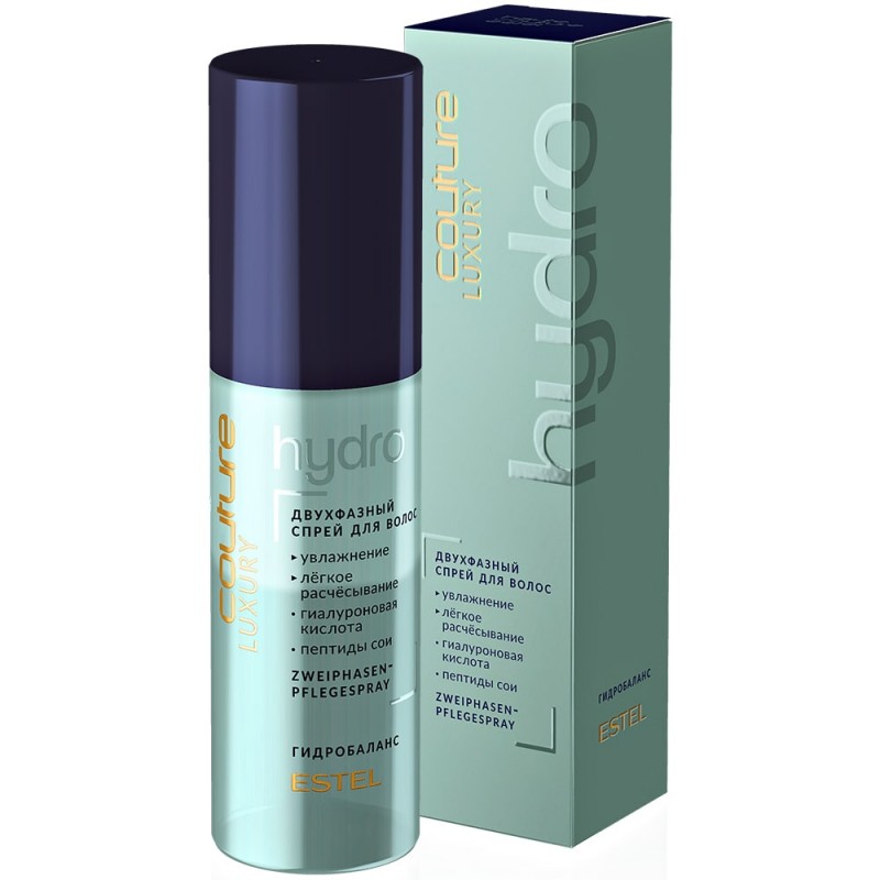 Spray bifazic pentru păr LUXURY HYDROBALANCE ESTEL HAUTE COUTURE, 100 ml