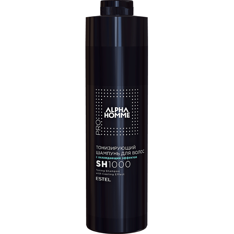 Тонизирующий шампунь для волос с охлаждающим эффектом ESTEL ALPHA HOMME PRO 1000 мл