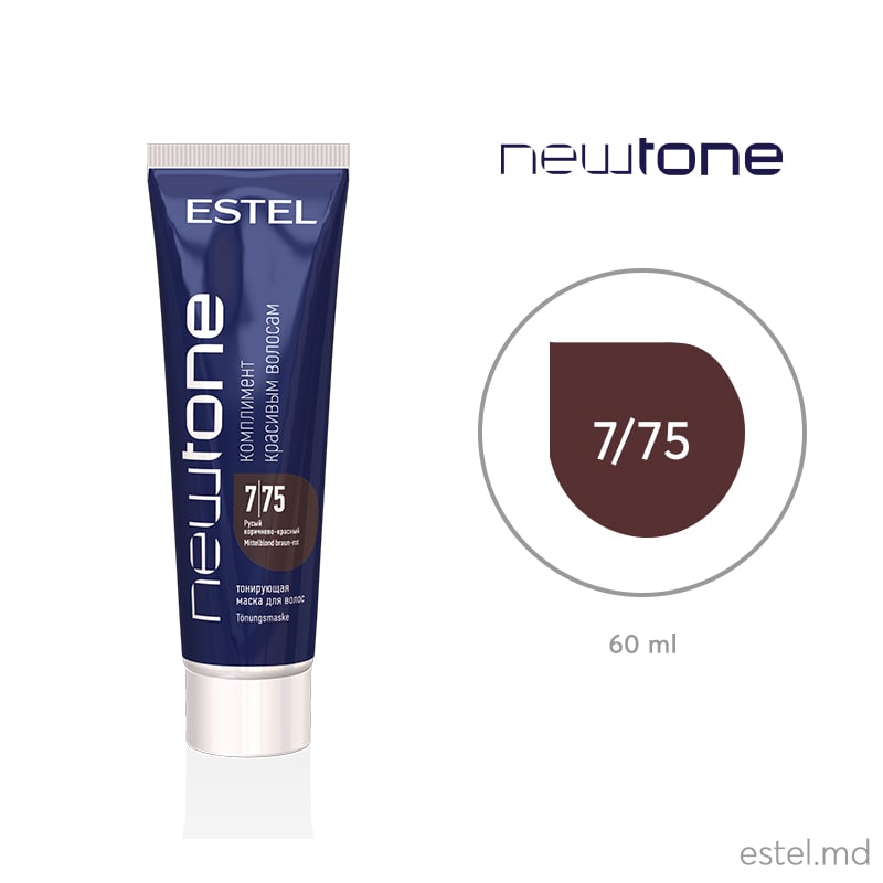 ESTEL HC NewTone 7/75  masca nuantatoare 60 ml pentru par