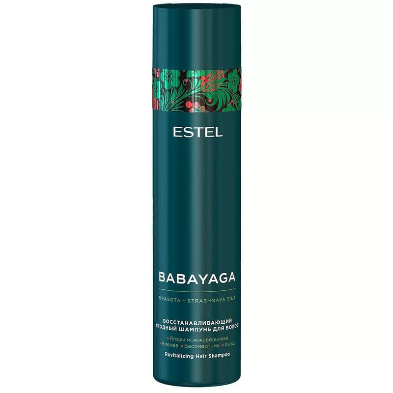 Восстанавливающий ягодный шампунь для волос ESTEL BABAYAGA, 250 мл