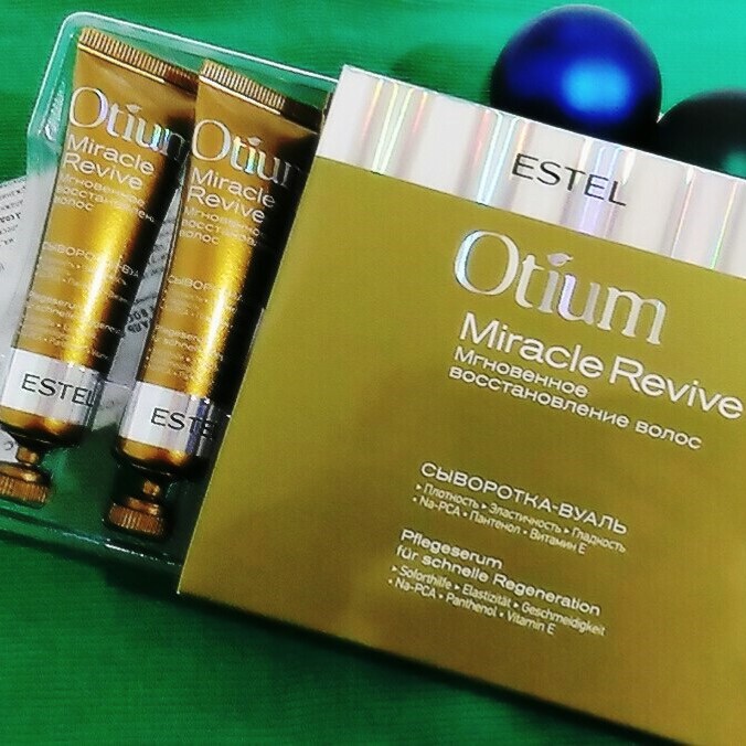 Сыворотка-вуаль для волос "Мгновенное восстановление" ESTEL OTIUM MIRACLE REVIVE 5*23 мл