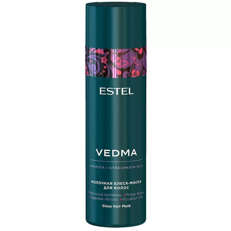 Mască-luciu cu lapte pentru păr ESTEL VEDMA, 200 ml - ESTEL Moldova