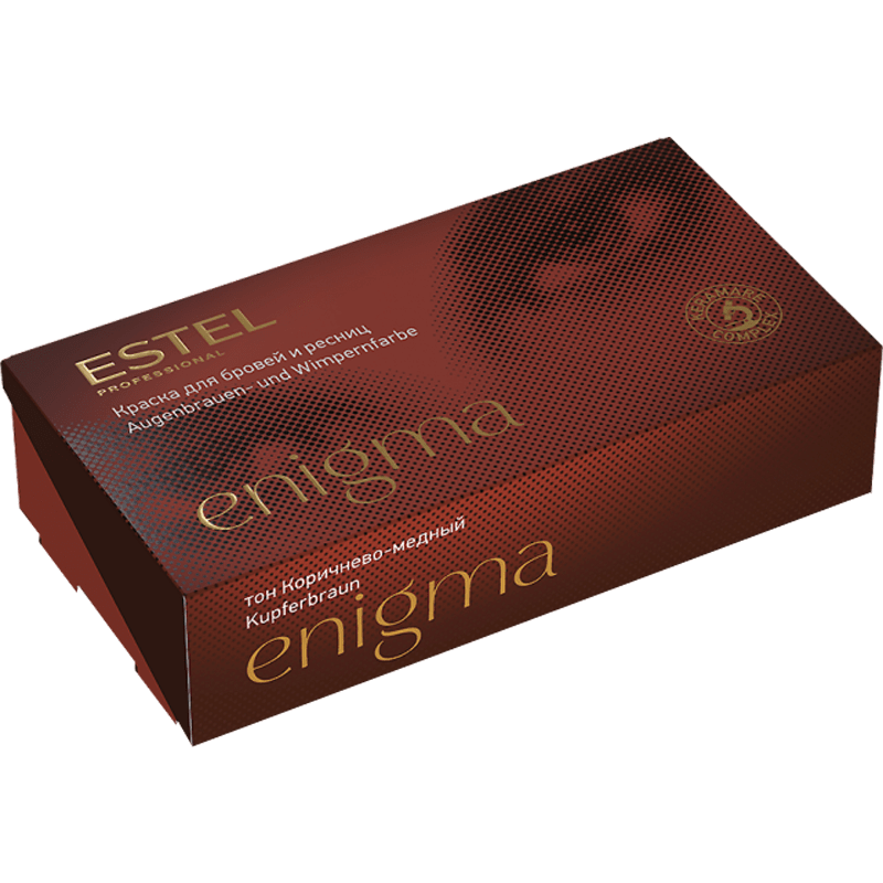 ENIGMA Vopsea pentru sprancene si gene - Maro-cupru, 20*20 ml