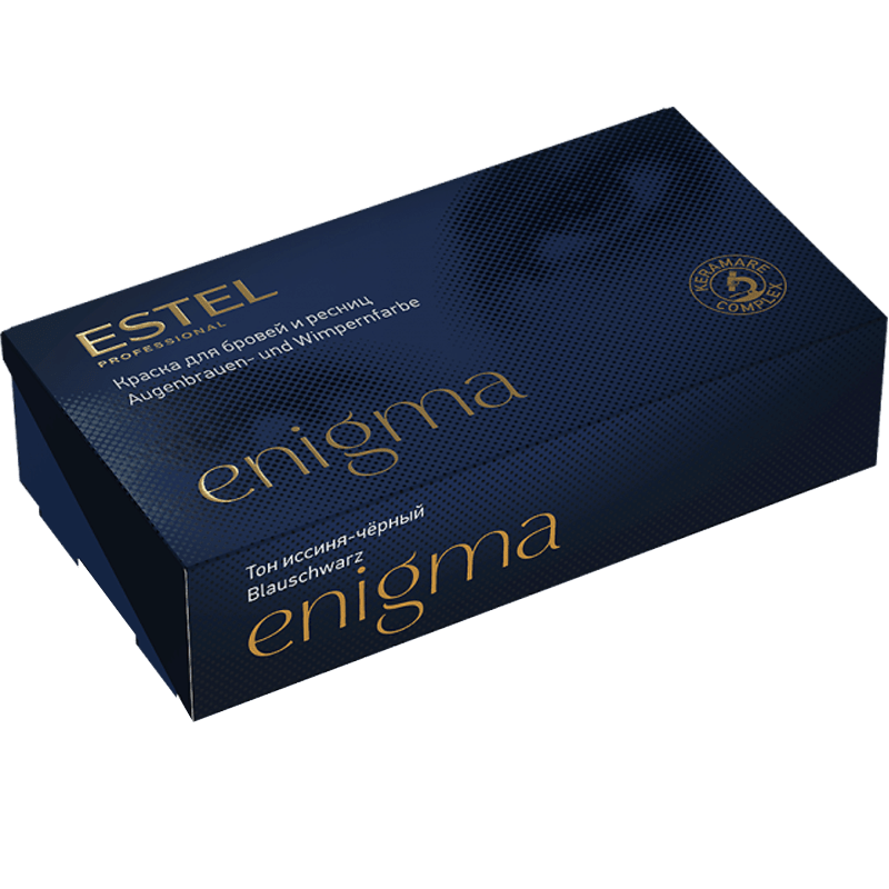 ENIGMA Vopsea pentru sprancene si gene - Albastru-negru, 20*20 ml