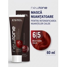 Mască nuanțatoare pentru păr Estel NewTone, 6/5 Castaniu închis roșu, 60 ml 109876 Estel Moldova