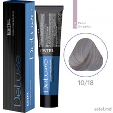 Vopseaua-îngrijire permanentă DE LUXE, 10/18 Blond deschis gri-perlat, 60 ml 28280 Estel Moldova