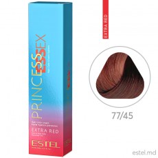 Vopsea cremă permanentă pentru păr PRINCESS ESSEX EXTRA RED, 77/45 Castaniu aramiu-rosu, 60 ml 4754 Estel Moldova