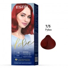 Краска для волос ESTEL Love, 7/5 - Рубин, 100 мл 9762 Estel Moldova