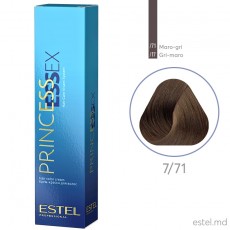 Vopsea cremă permanentă pentru păr PRINCESS ESSEX, 7/71 Castaniu maroniu-gri 60 ml 21233 Estel Moldova