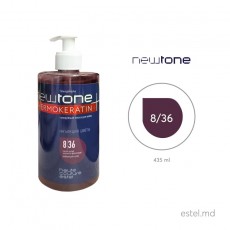 Mască nuanţatoare NewTone, 8/36 Castaniu deschis auriu-violet, 435 ml 9615 Estel Moldova