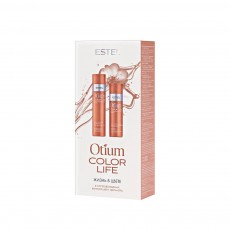 Set ingrijire pentru par vopsit ESTEL OTIUM COLOR LIFE (Șampon delicat 250 ml, Balsam-luciu 200 ml) 27801 Estel Moldova