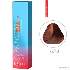 Крем-краска для волос PRINCESS ESSEX EXTRA RED, 77/43 Русый медно-золотистый, 60 мл 4075 Estel Moldova