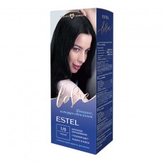 Vopsea-crema permanenta pentru par Estel Love, 1/0 - Negru, 100 ml 9742 Estel Moldova