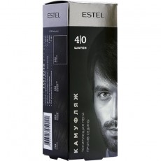 Набор для камуфляжа волос ESTEL ALPHA HOMME 4/0 Шатен (New 2024), 20 мл 106255 Estel Moldova