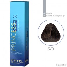 Vopsea cremă permanentă pentru păr PRINCESS ESSEX, 5/0 Şaten deschis, 60 ml 4518 Estel Moldova