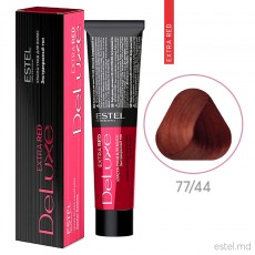 Краска-уход для волос DE LUXE EXTRA RED, 77/44 Русый медный интенсивный, 60 мл 4424 Estel Moldova