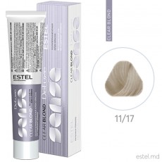 Vopsea-crema semipermanenta Estel DE LUXE SENSE CLEAR BLOND, 11/17 Ultra blond gri-maroniu, 60 ml 28244 Estel Moldova