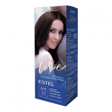 Vopsea-crema permanenta pentru par Estel Love, 6/74 - Castaniu Inchis, 100 ml 9758 Estel Moldova