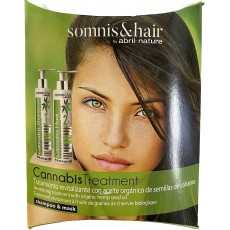 Набор мини продуктов с конопляным маслом для сухих и поврежденных Somnis & Hair Cannabis (Шампунь 30мл, Маска 30мл) 105026 Estel Moldova