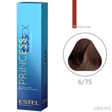 Vopsea cremă permanentă pentru păr PRINCESS ESSEX, 6/75 Castaniu închis maroniu-roşu, 60 ml 4345 Estel Moldova