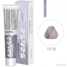 Vopsea-crema semipermanenta Estel DE LUXE SENSE CLEAR BLOND, 11/76 Ultra blond maroniu-violet, 60 ml 28248 Estel Moldova