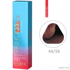Vopsea cremă permanentă pentru păr PRINCESS ESSEX EXTRA RED, 66/56 Castaniu inchis roșu-violet, 60 ml 5114 Estel Moldova