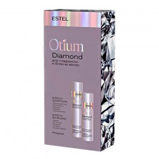 Набор для гладкости и блеска волос ESTEL OTIUM DIAMOND (Блеск-Шампунь 250 мл, Блеск-Бальзам 200 мл) 27800 Estel Moldova