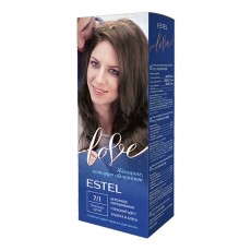 Vopsea-crema permanenta pentru par Estel Love, 7/1 - Blond maro-cenusiu, 100 ml 9760 Estel Moldova