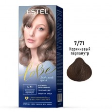 Краска для волос ESTEL Love, 7/71 - Коричневый перламутр, 100 мл 9765 Estel Moldova