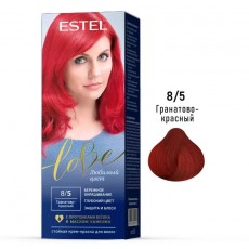 Краска для волос ESTEL Love, 8/5 - Гранатово-красный, 100 мл 9768 Estel Moldova