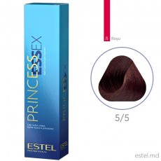 Vopsea cremă permanentă pentru păr PRINCESS ESSEX, 5/5 Şaten deschis roşu, 60 ml 4468 Estel Moldova