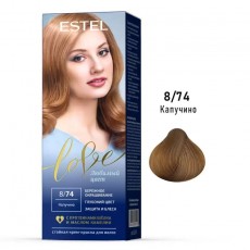 Краска для волос ESTEL Love, 8/74 - Капучино, 100 мл 9771 Estel Moldova