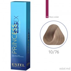 Vopsea cremă permanentă pentru păr PRINCESS ESSEX, 10/76 Blond deschis maroniu-violet, 60 ml 12306 Estel Moldova
