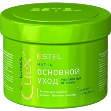 Mască Îngrijire de bază pentru toate tipurile de păr ESTEL CUREX CLASSIC, 500 ml 19609 Estel Moldova