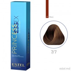Vopsea cremă permanentă pentru păr PRINCESS ESSEX, 7/7 Castaniu maroniu, 60 ml 3983 Estel Moldova